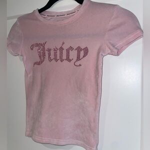 Juicy Couture Light Pink Short Sleeve Tee